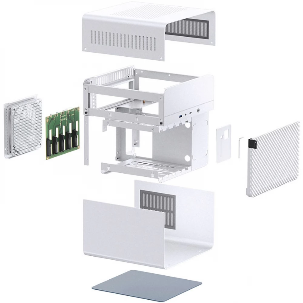 JONSBO N2 Mini-iTX Bijela - Image 8