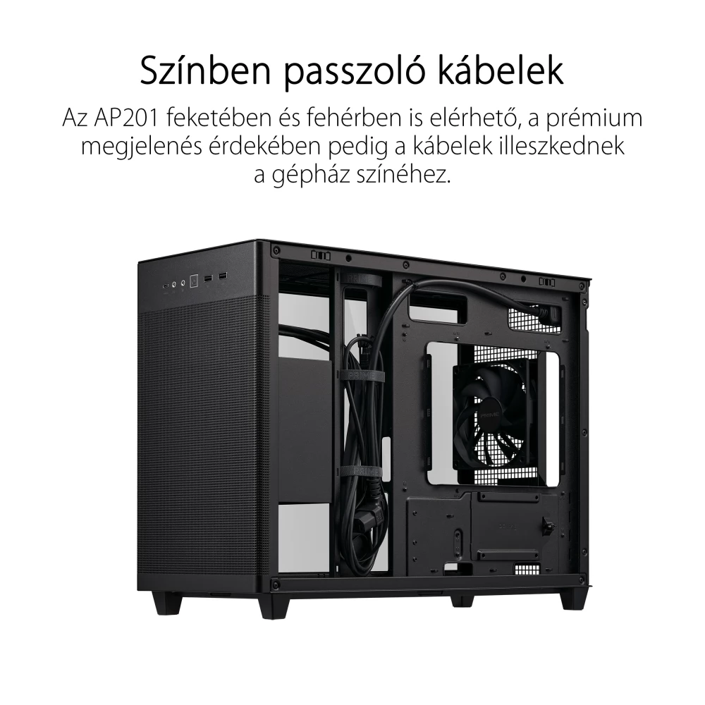 ASUS Prime AP201 TG Crna - Image 3