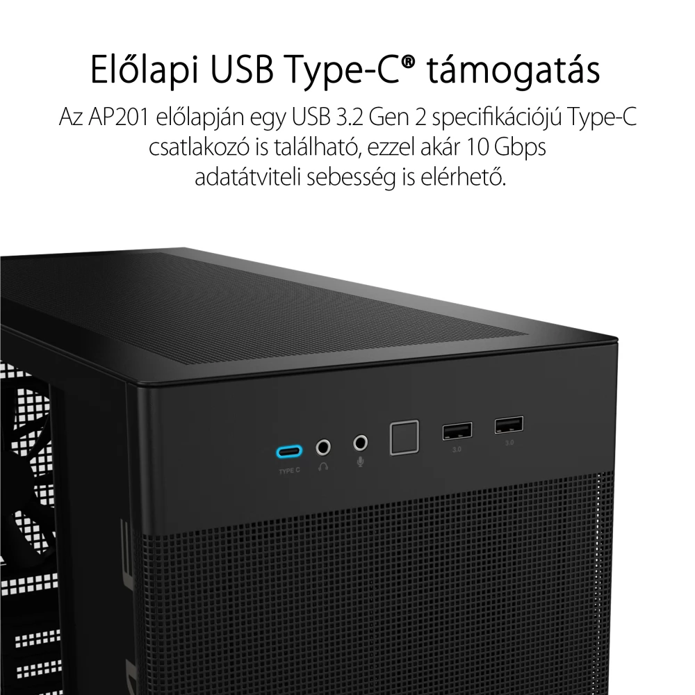 ASUS Prime AP201 TG Crna - Image 6