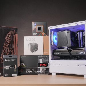 GAMING PC Ryzen 5 9600X 32GB RAM XFX SWIFT RX 9060 XT 16GB